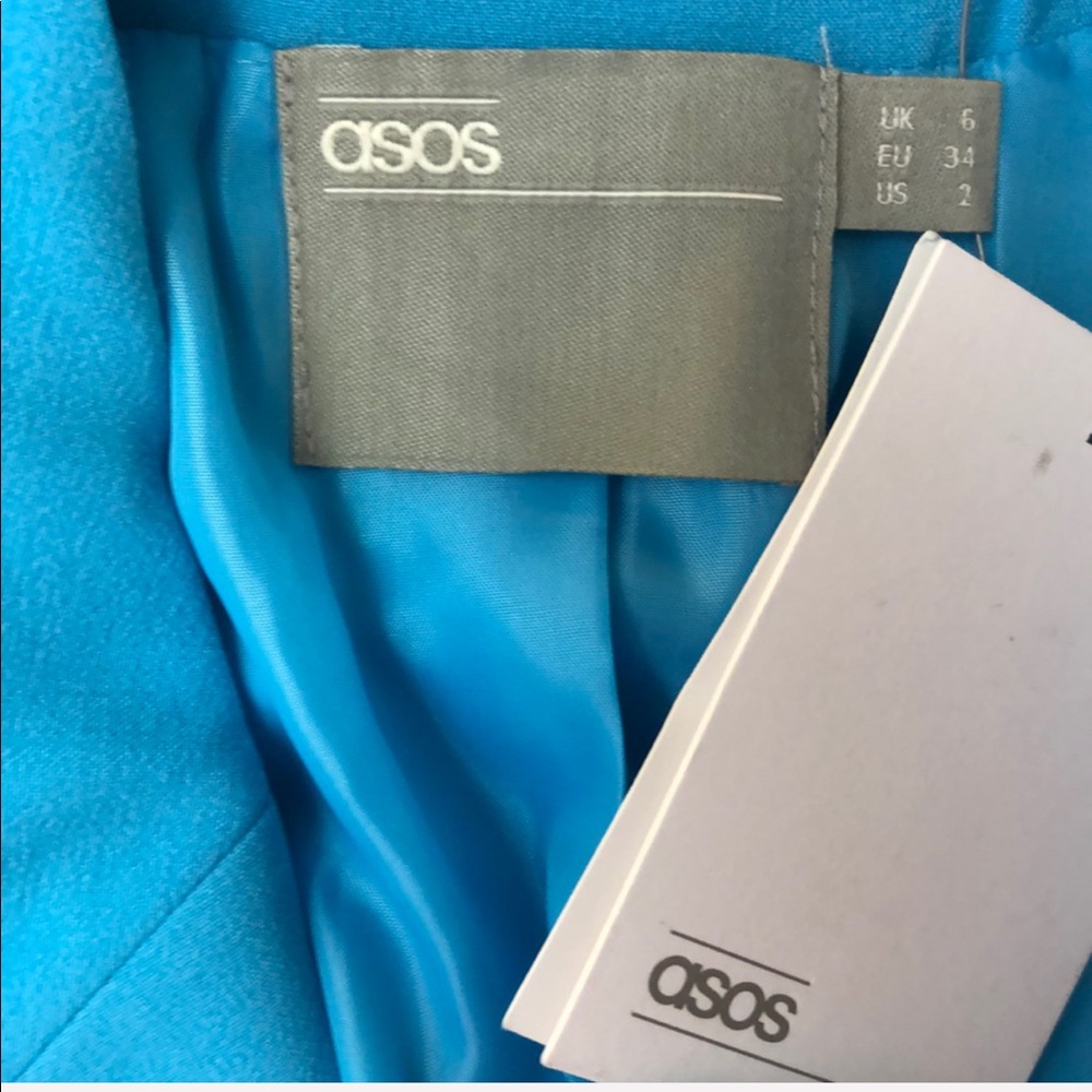 🦋NWT ASOS Tailored Pop Blue Blazer 🦋 - Picture 7 of 7